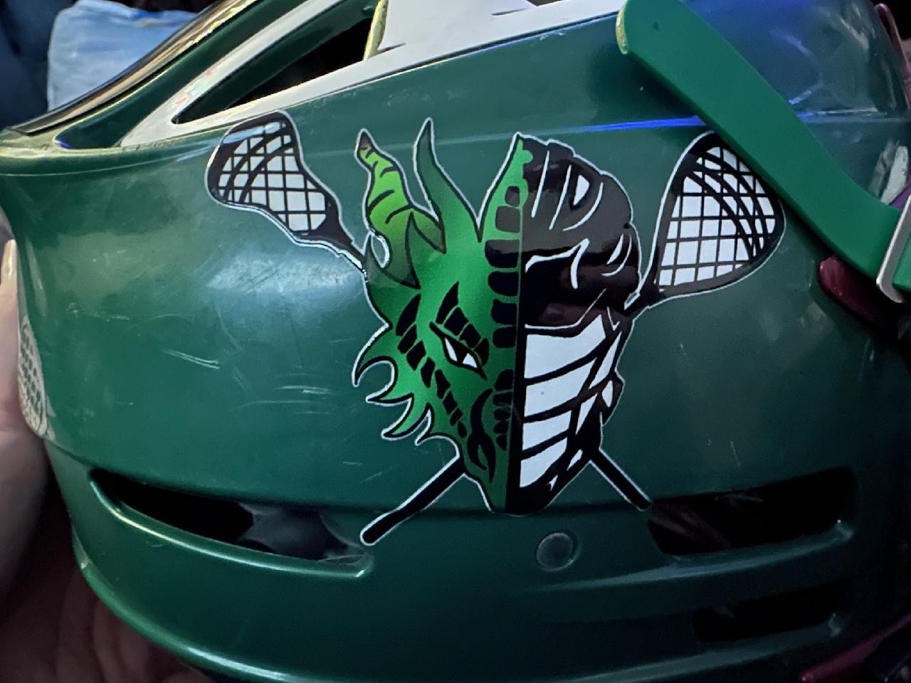 Dragons Lacrosse Color Sticker/Decal